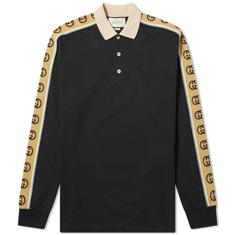 buy gucci polo shirts|gucci long sleeve polo.